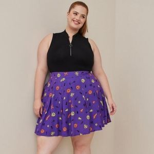 NEW, Disney Halloween Skater Skirt